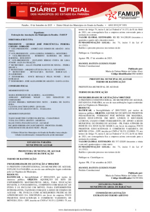 Assinatura Digital da última edição