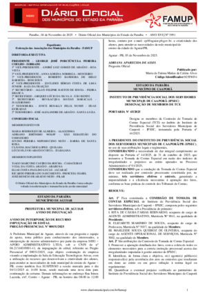 Assinatura Digital da última edição