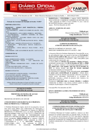 Assinatura Digital da última edição