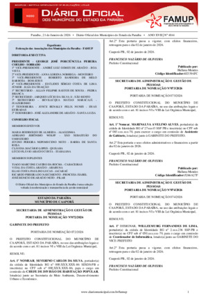 Assinatura Digital da última edição