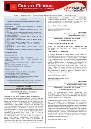 Assinatura Digital da última edição