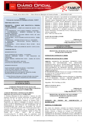 Assinatura Digital da última edição