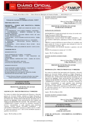 Assinatura Digital da última edição
