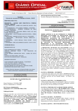 Assinatura Digital da última edição