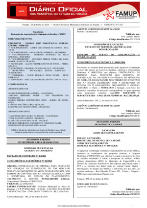 Assinatura Digital da última edição