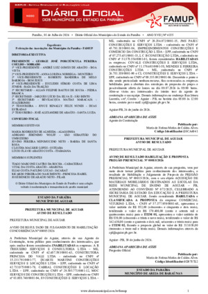 Assinatura Digital da última edição