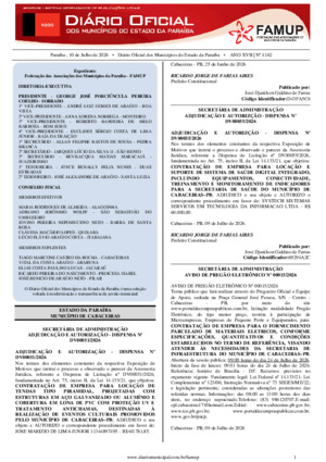 Assinatura Digital da última edição