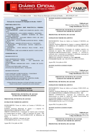 Assinatura Digital da última edição