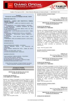 Assinatura Digital da última edição