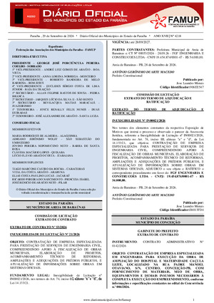 Assinatura Digital da última edição