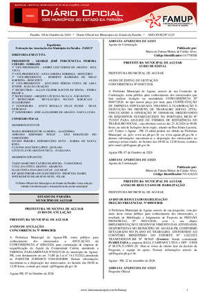Assinatura Digital da última edição