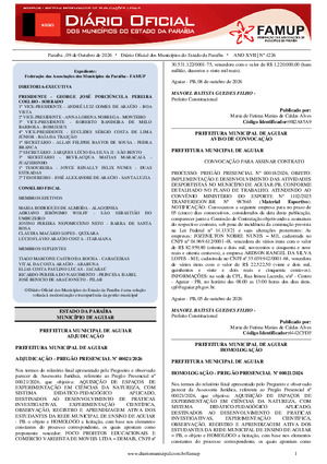 Assinatura Digital da última edição