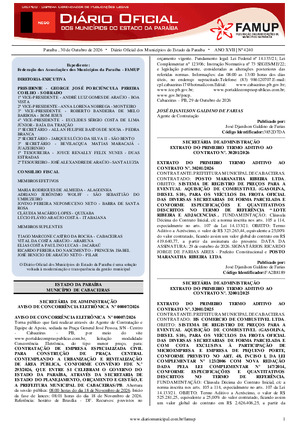 Assinatura Digital da última edição