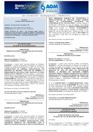 Assinatura Digital da última edição