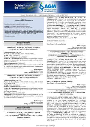 Assinatura Digital da última edição