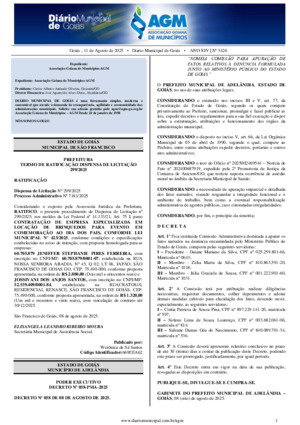 Assinatura Digital da última edição