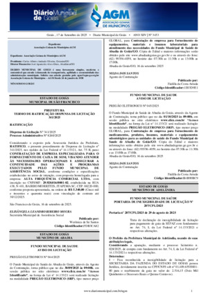 Assinatura Digital da última edição