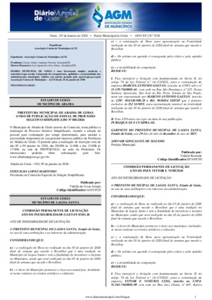 Assinatura Digital da última edição