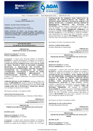 Assinatura Digital da última edição