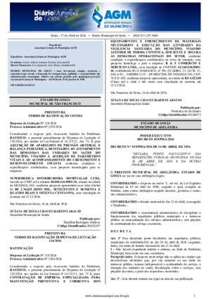 Assinatura Digital da última edição