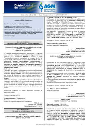 Assinatura Digital da última edição