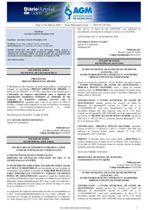 Assinatura Digital da última edição