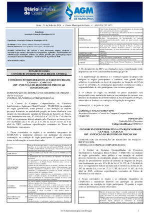 Assinatura Digital da última edição