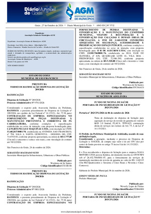 Assinatura Digital da última edição