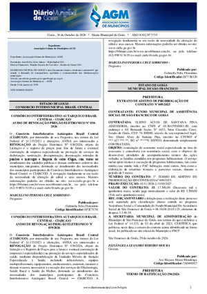 Assinatura Digital da última edição