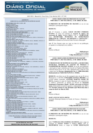 Assinatura Digital da última edição