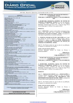 Assinatura Digital da última edição
