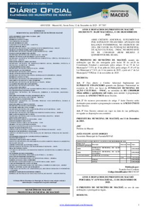 Assinatura Digital da última edição