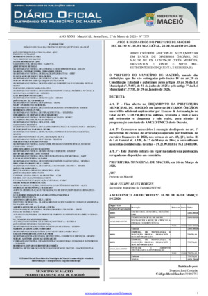 Assinatura Digital da última edição