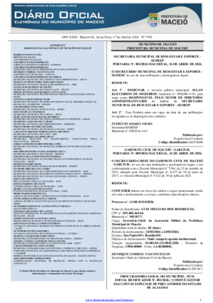 Assinatura Digital da última edição