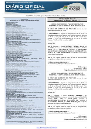 Assinatura Digital da última edição