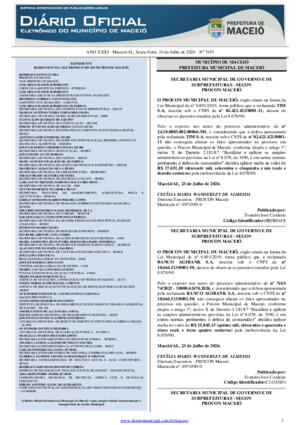 Assinatura Digital da última edição
