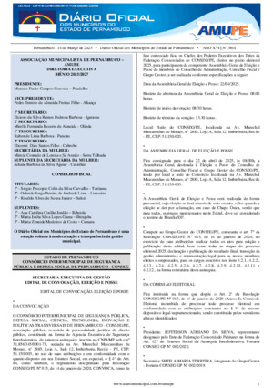 Assinatura Digital da última edição