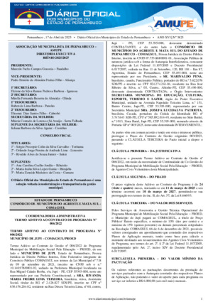 Assinatura Digital da última edição