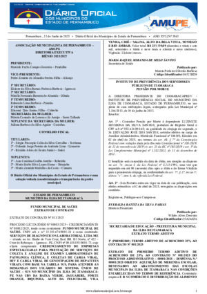 Assinatura Digital da última edição
