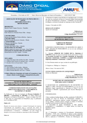 Assinatura Digital da última edição