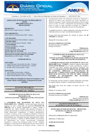 Assinatura Digital da última edição