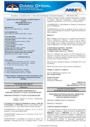 Assinatura Digital da última edição