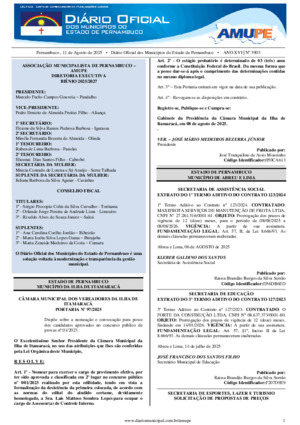 Assinatura Digital da última edição