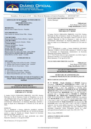 Assinatura Digital da última edição