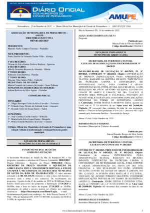 Assinatura Digital da última edição