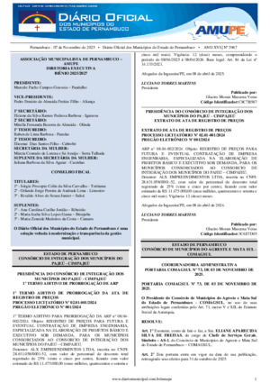 Assinatura Digital da última edição