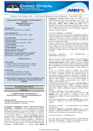 Assinatura Digital da última edição