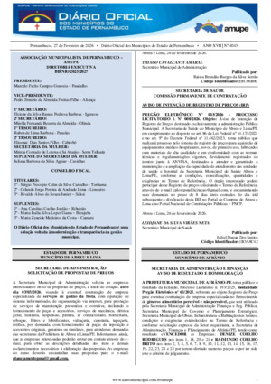 Assinatura Digital da última edição