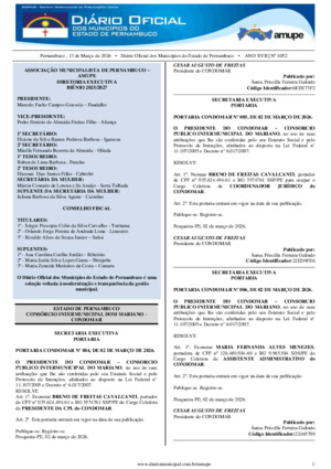 Assinatura Digital da última edição