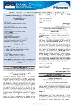 Assinatura Digital da última edição